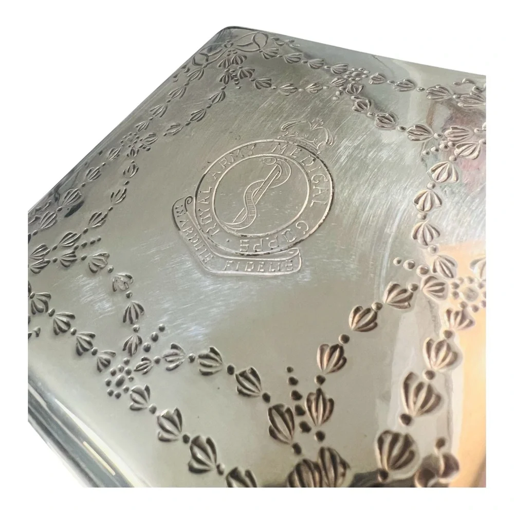 Antique Victorian English Silver Plate Tobacco or Jewelry Box c.1885 – Anderson